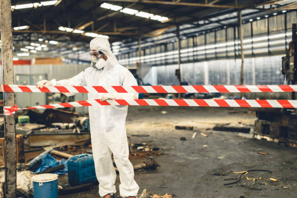 Professional Biohazard technician working in Butler, WI